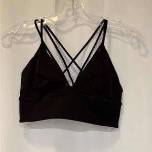 LuluLemon Black Strappy Sports Bra